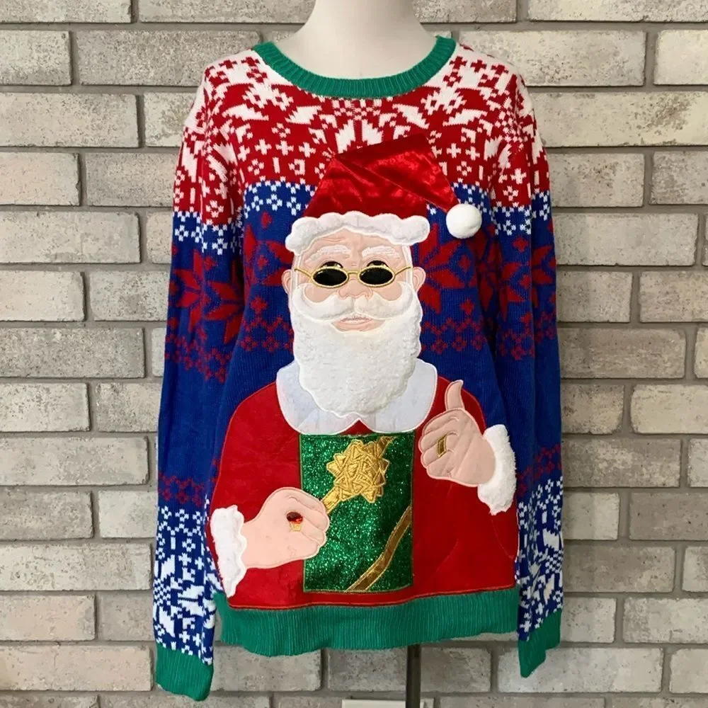 3for$20 men Christmas sweater ugly sweater large